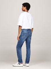Синий - Зауженные джинсы Tommy Hilfiger Scanton - Изображение 2 из 4