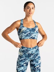 Dare 2b Womens Blue Swift III Sports Bra - Image 1 of 8