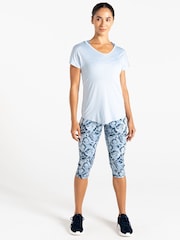 Dare 2b Womens Blue Vigilant Lightweight T- Shirt - Image 3 of 6