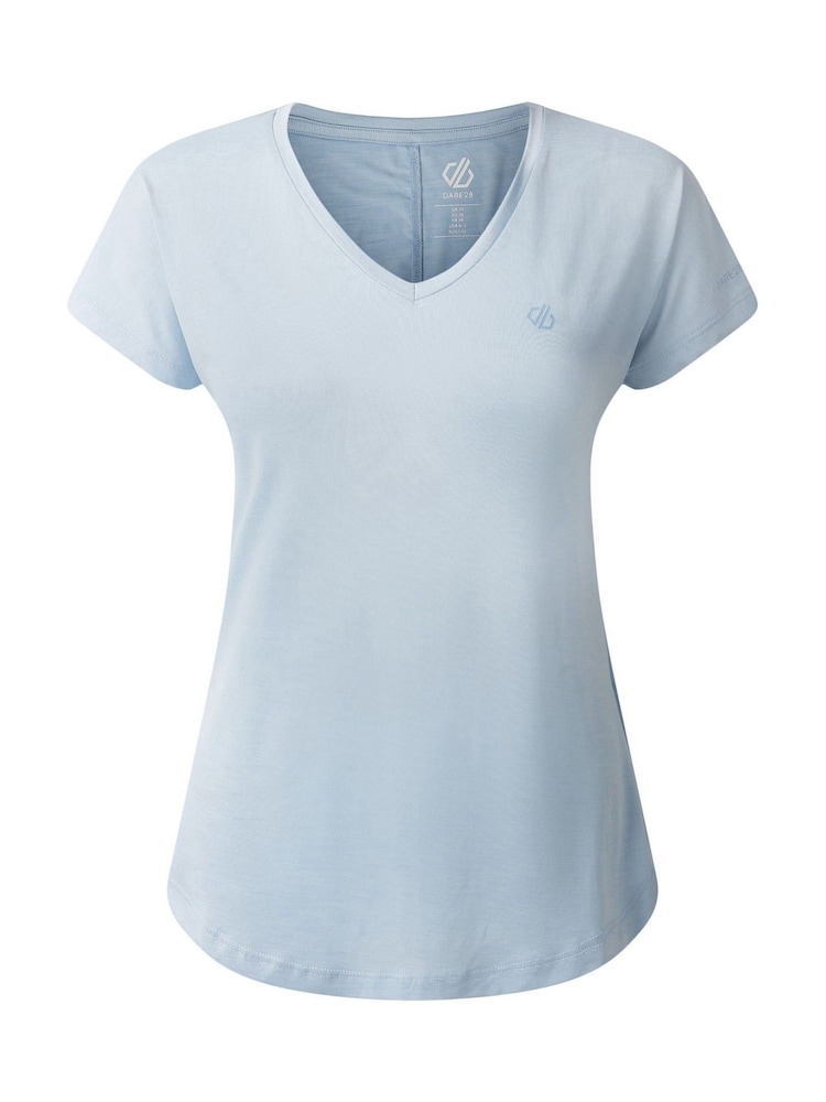 Dare 2b Womens Blue Vigilant Lightweight T- Shirt - Image 4 of 6