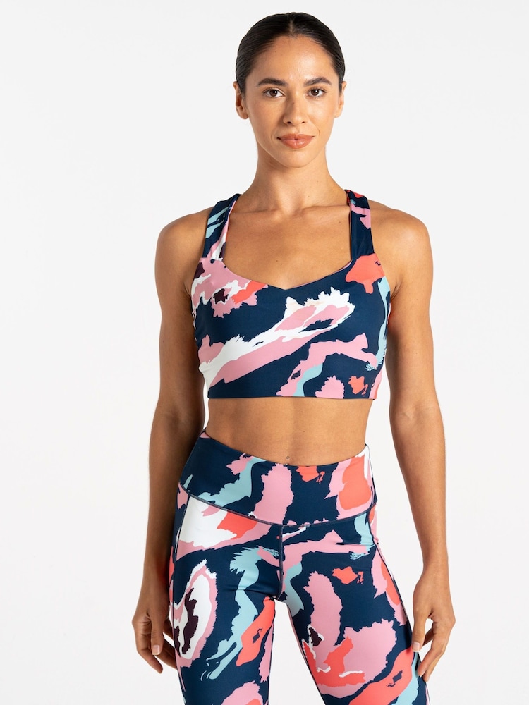 Dare 2b Womens Blue Swift III Sports Bra - Image 1 of 8