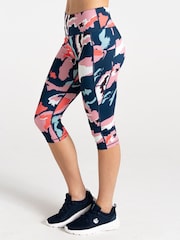 Dare 2b Womens Influential II 3/4 Black Leggings - Image 3 of 8