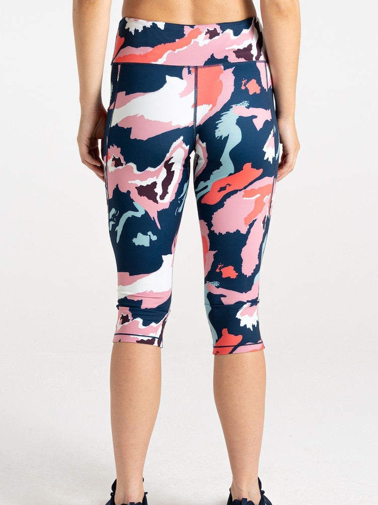 Dare 2b Womens Influential II 3/4 Black Leggings - Image 4 of 8