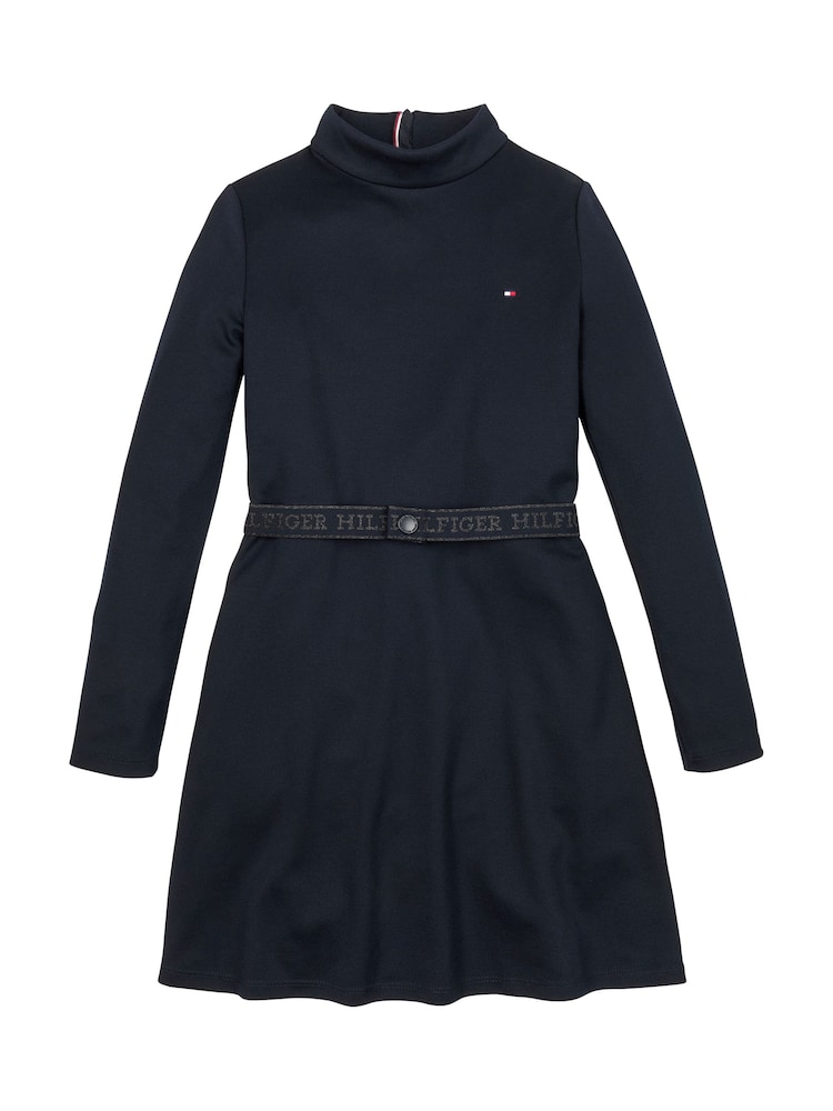 Tommy Hilfiger Blue Branded Punto Dress - Image 4 of 4