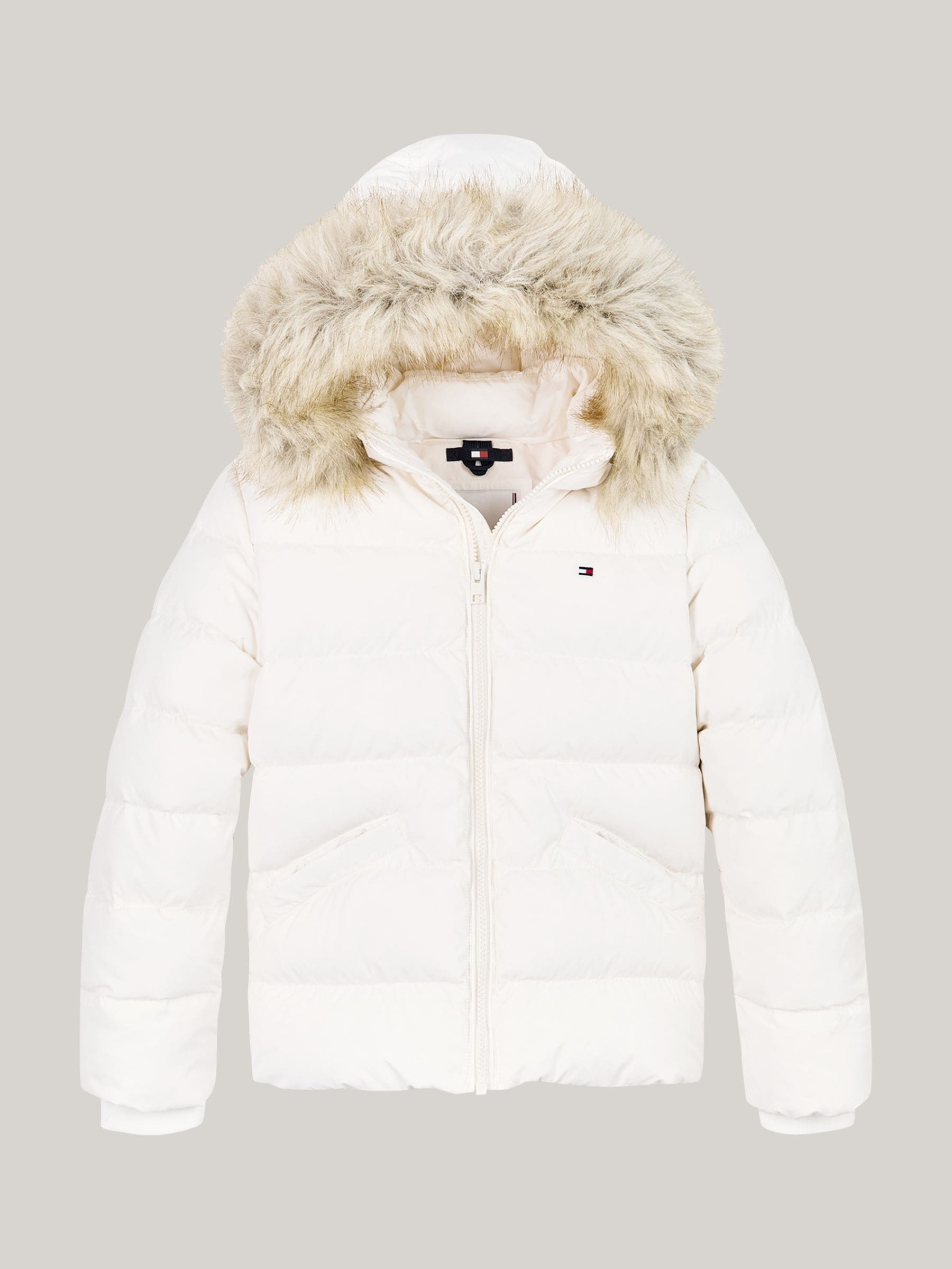 Womens white tommy hilfiger coat clearance
