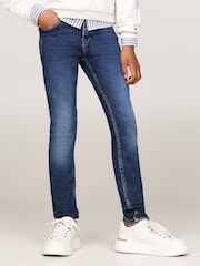 Tommy Hilfiger Blue Nora Mid Rise Jeans - Image 3 of 4