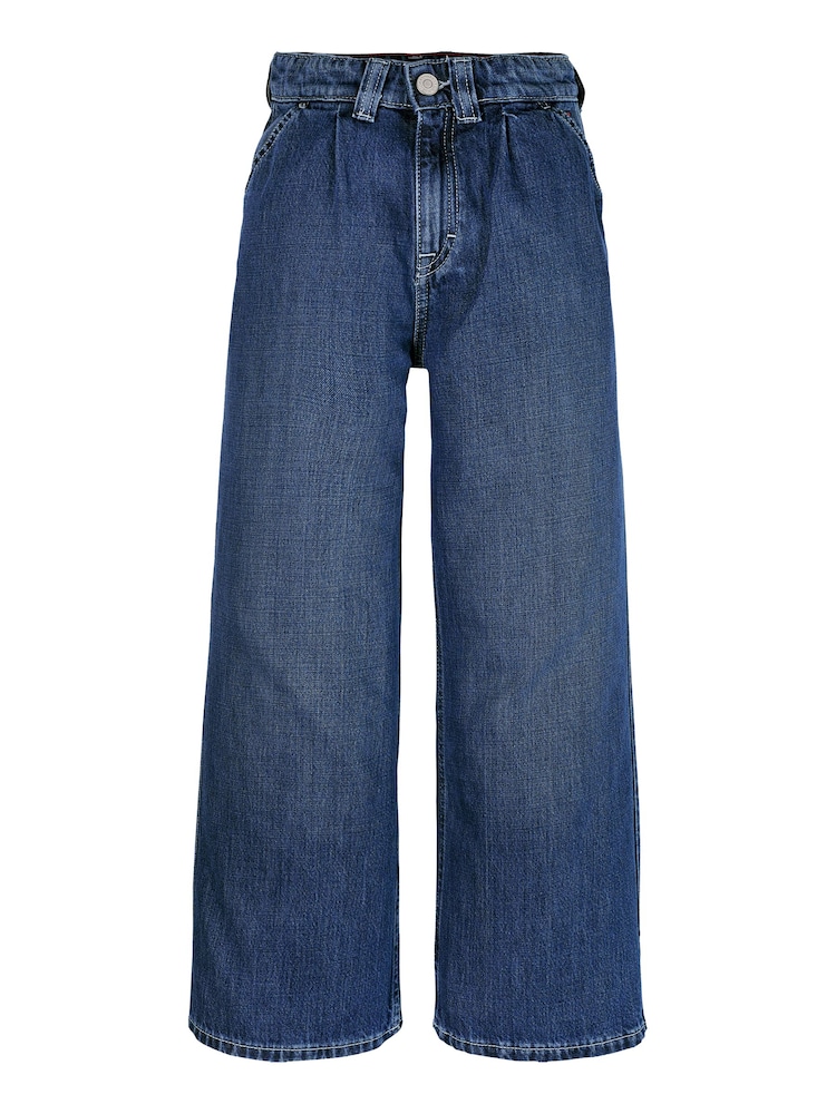 Tommy Hilfiger Blue Mabel Pleats Mid Rise Jeans - Image 5 of 5