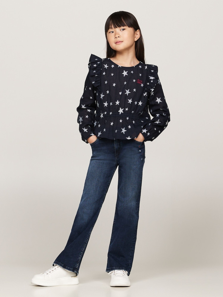 Tommy Hilfiger Blue Flared Jeans - Image 2 of 5