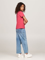 وردي - تيشِرت بكُم قصير وطبعة Nyc براقة من القطن 100% من Tommy Hilfiger - صورة 3 من 5