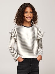 Tommy Hilfiger Blue Stripe Long Sleeve T-Shirt - Image 1 of 5