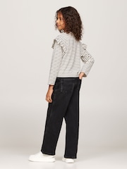 Tommy Hilfiger Blue Stripe Long Sleeve T-Shirt - Image 3 of 5