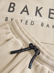 Baker by Ted Baker Stone Sweatshirt And Shorts Set - Image 10 of 11