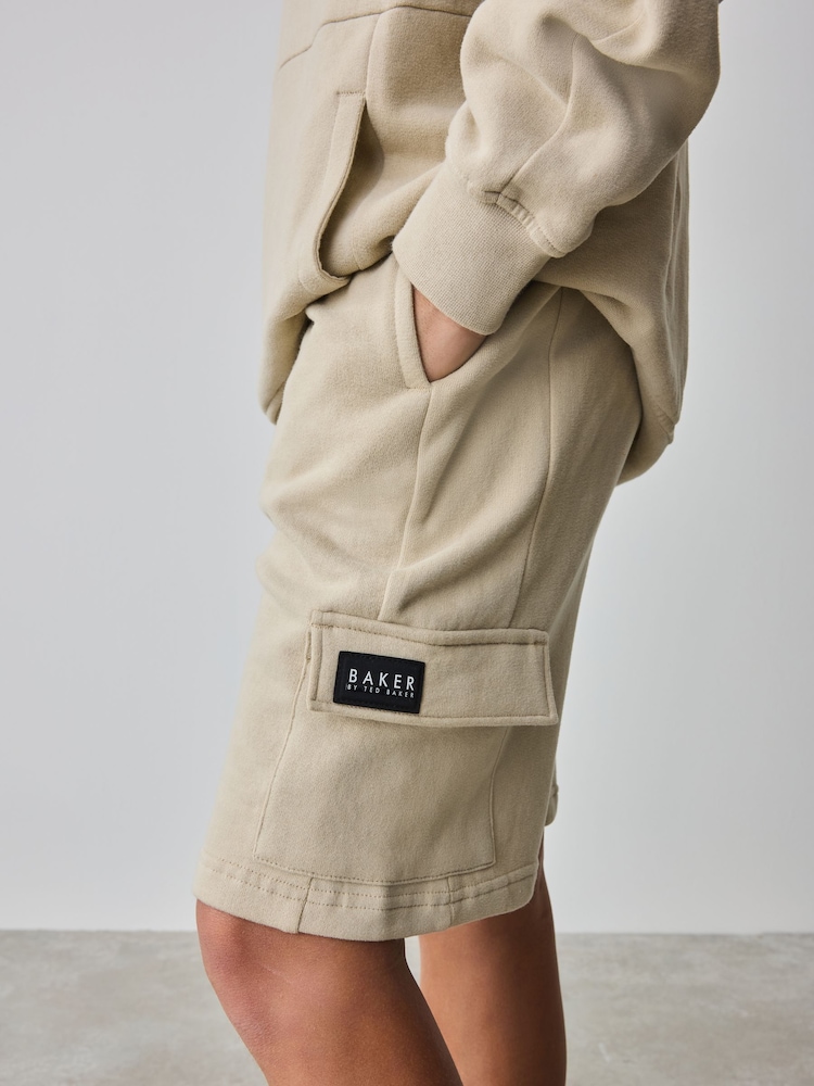 Baker by Ted Baker Stone Sweatshirt And Shorts Set - Image 7 of 11