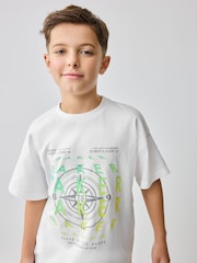 Baker by Ted Baker Graphic T-Shirt And Cargo Shorts Set - Image 1 of 9