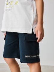 Baker by Ted Baker Graphic T-Shirt And Cargo Shorts Set - Image 5 of 9
