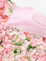 وردي - فستان بملمس بارز مزيَّن بطبعة موردة ثلاثية الأبعاد من Baker by Ted Baker - صورة 12 من 13