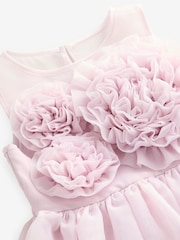 Baker by Ted Baker Pink Corsage Organza Occasion Dress - Image 16 of 18