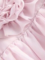 Baker by Ted Baker Pink Corsage Organza Occasion Dress - Image 17 of 18