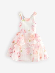 Baker by Ted Baker Floral Burnout Cross Back Dress - Image 18 of 22