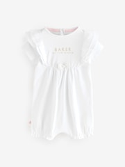 Baker by Ted Baker Multi Print 100% Cotton Rompers 3 Pack - Image 2 of 9