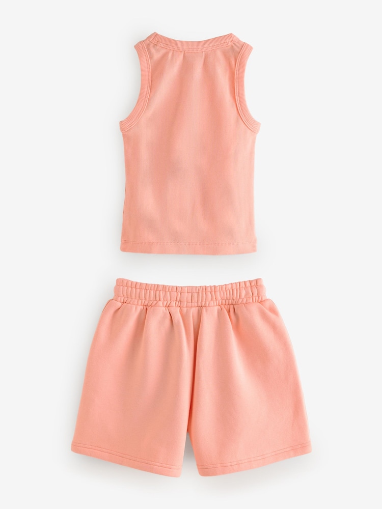 Baker by Ted Baker 2 Piece Racer Vest and Sweat Shorts Set - Image 3 of 8
