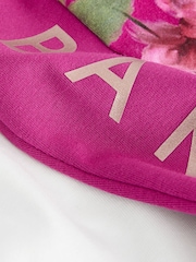 Baker by Ted Baker Pink 2 Piece T-Shirt and Floral Print Leggings Set - Image 10 of 13