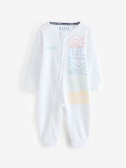 Baker by Ted Baker 100% Cotton Sleepsuits 3 Pack - Image 2 of 8