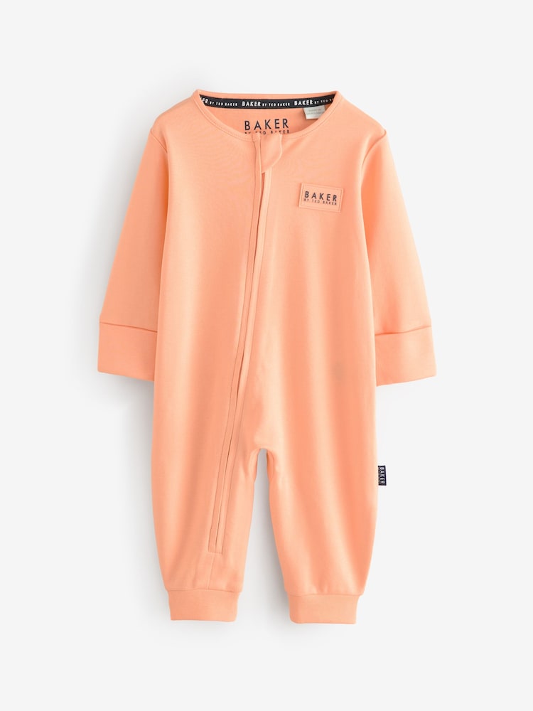 Baker by Ted Baker 100% Cotton Sleepsuits 3 Pack - Image 3 of 8