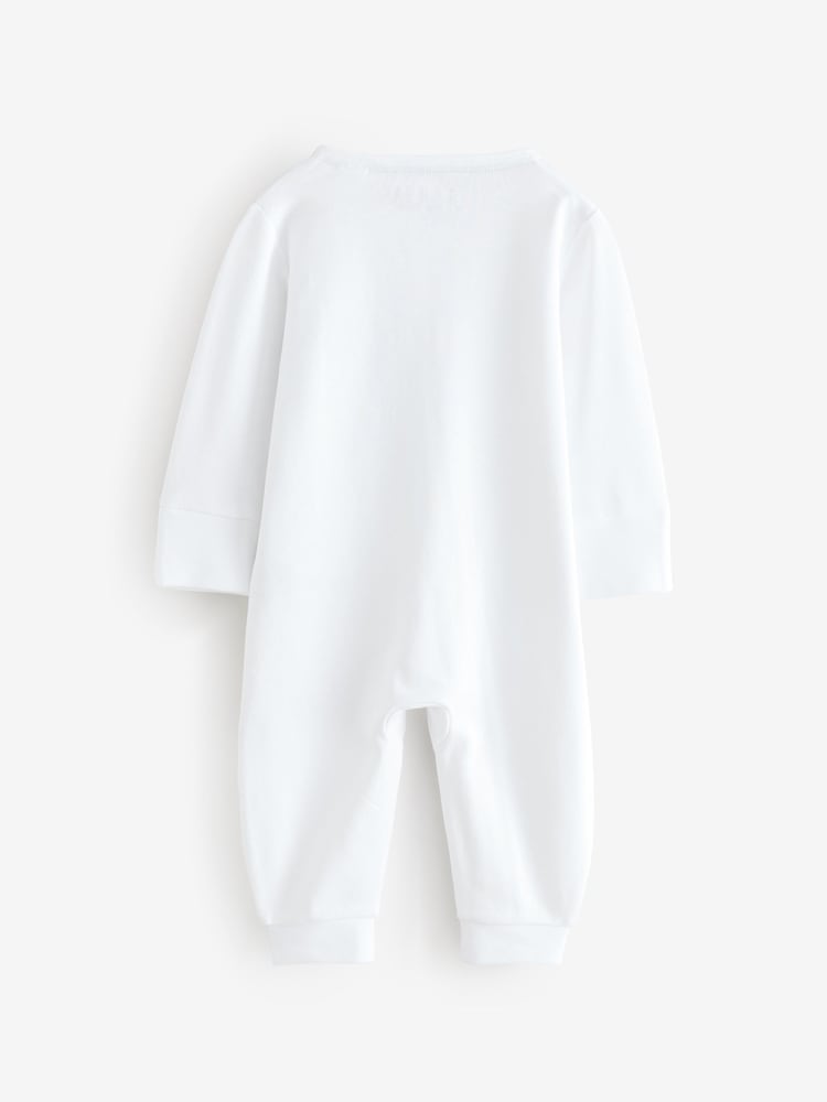 Baker by Ted Baker 100% Cotton Sleepsuits 3 Pack - Image 5 of 8