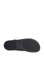 Crocs Black Brooklyn Woven Low Wedges - Image 3 of 3