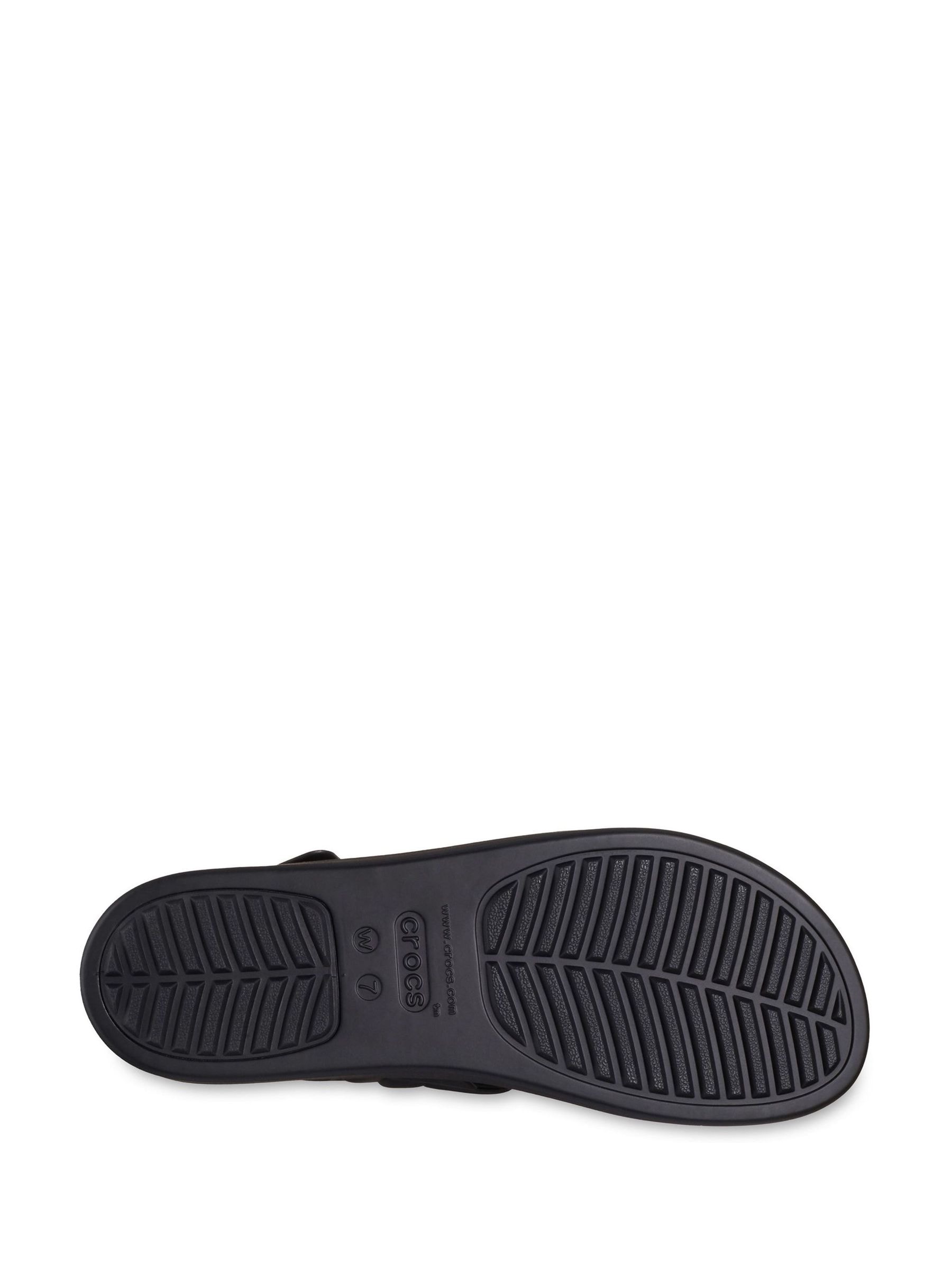 Buy Crocs Black Brooklyn Woven Low Wedges from Next USA