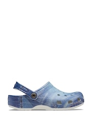 Crocs Classic Denim White Clogs - Image 1 of 4