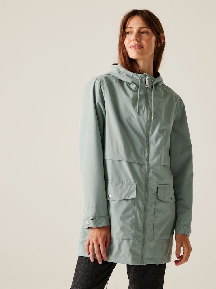 Regatta Green Womens Navaeh Waterproof Jacket - Image 2 of 9