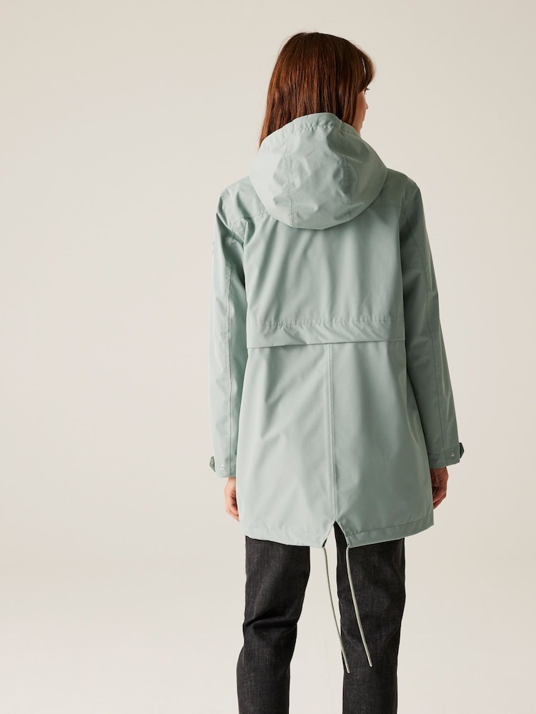 Regatta Green Womens Navaeh Waterproof Jacket - Image 3 of 9