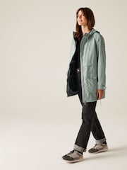 Regatta Green Womens Navaeh Waterproof Jacket - Image 4 of 9