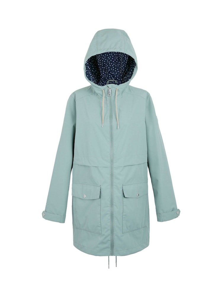 Regatta Green Womens Navaeh Waterproof Jacket - Image 7 of 9