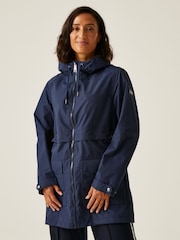 Regatta Blue Womens Navaeh Waterproof Jacket - Image 2 of 8