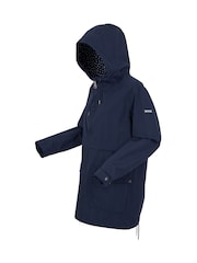 Regatta Blue Womens Navaeh Waterproof Jacket - Image 8 of 8