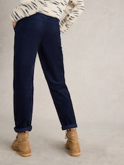 White Stuff Blue Twister Corduroy Trousers - Image 3 of 6