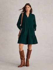 White Stuff Green Daria Cord Dress - Image 1 of 6