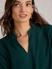 White Stuff Green Daria Cord Dress - Image 4 of 6