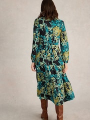 White Stuff Black Megan Jersey Midi Dress - Image 2 of 6