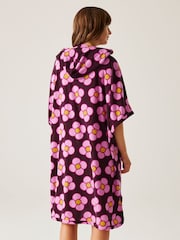 Regatta Pink Women's Orla Kiely Toweling Robe II - Image 3 of 8