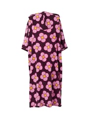 Regatta Pink Women's Orla Kiely Toweling Robe II - Image 7 of 8