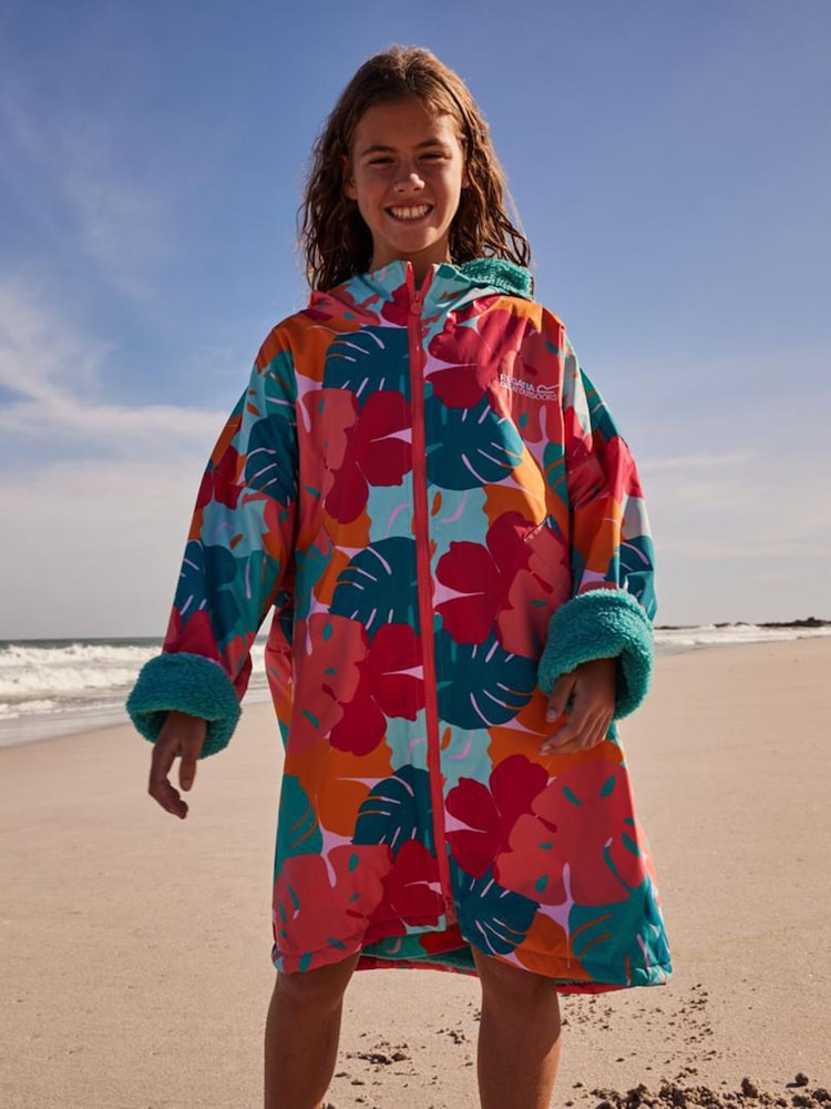 Regatta Blue Kids Waterproof Changing Robe - Image 1 of 7