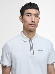 Barbour® International Ollie Twin Tipped Placket 100% Cotton Polo Shirt - Image 3 of 5