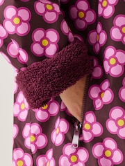 Regatta Pink Girls Orla Kiely Change Robe - Image 5 of 9