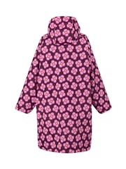 Regatta Pink Girls Orla Kiely Change Robe - Image 8 of 9