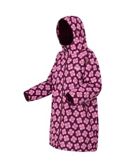 Regatta Pink Girls Orla Kiely Change Robe - Image 9 of 9