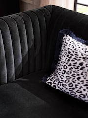 Soft Velvet Black Evie Petite Sofa - Image 2 of 10